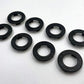 REFLEX RACING WHEEL SPEED DISH SIDE WALL PLATE SET (22.0,22.2,22.4,22.6) - BLACK