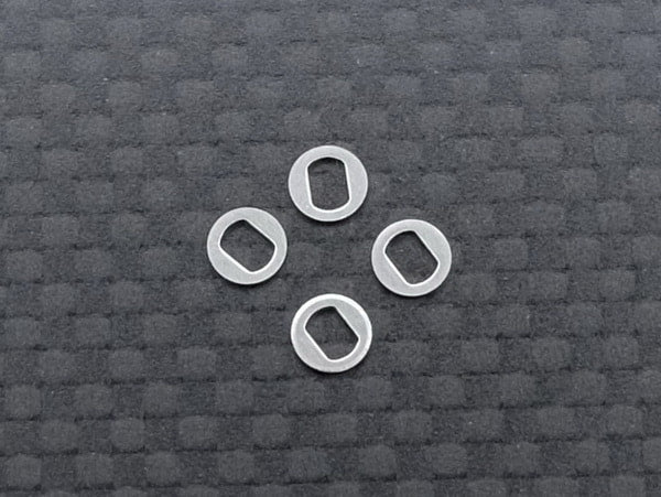 AWD Stainless Steel Rim Offset Alignment Shim (0.5mm x4Pcs)