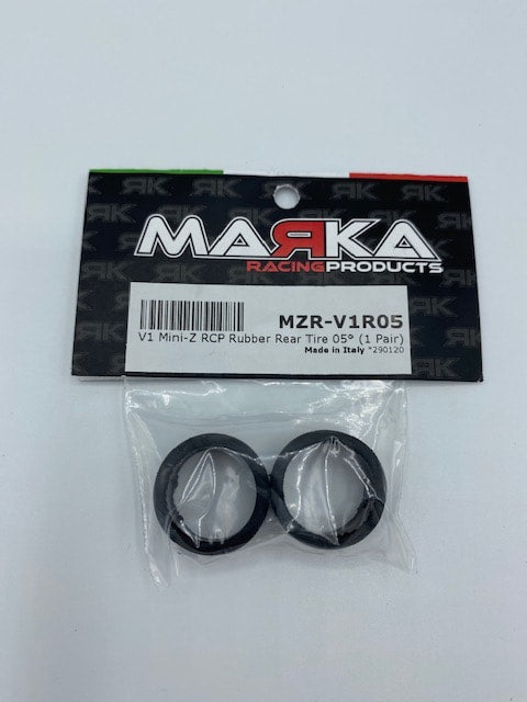 MZR-V1R05 Marka V1 Mini-Z RCP Rubber Rear Tire 5 degree (1 Pair)