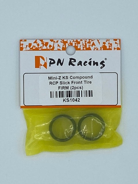 PN Racing Mini-Z KS Compound RCP Slick Front Tire FIRM (2pcs)