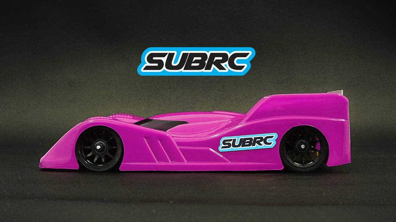 SUBRC - 1/28 SBR LEXAN PAN CAR BODYSHELL 0.7MM