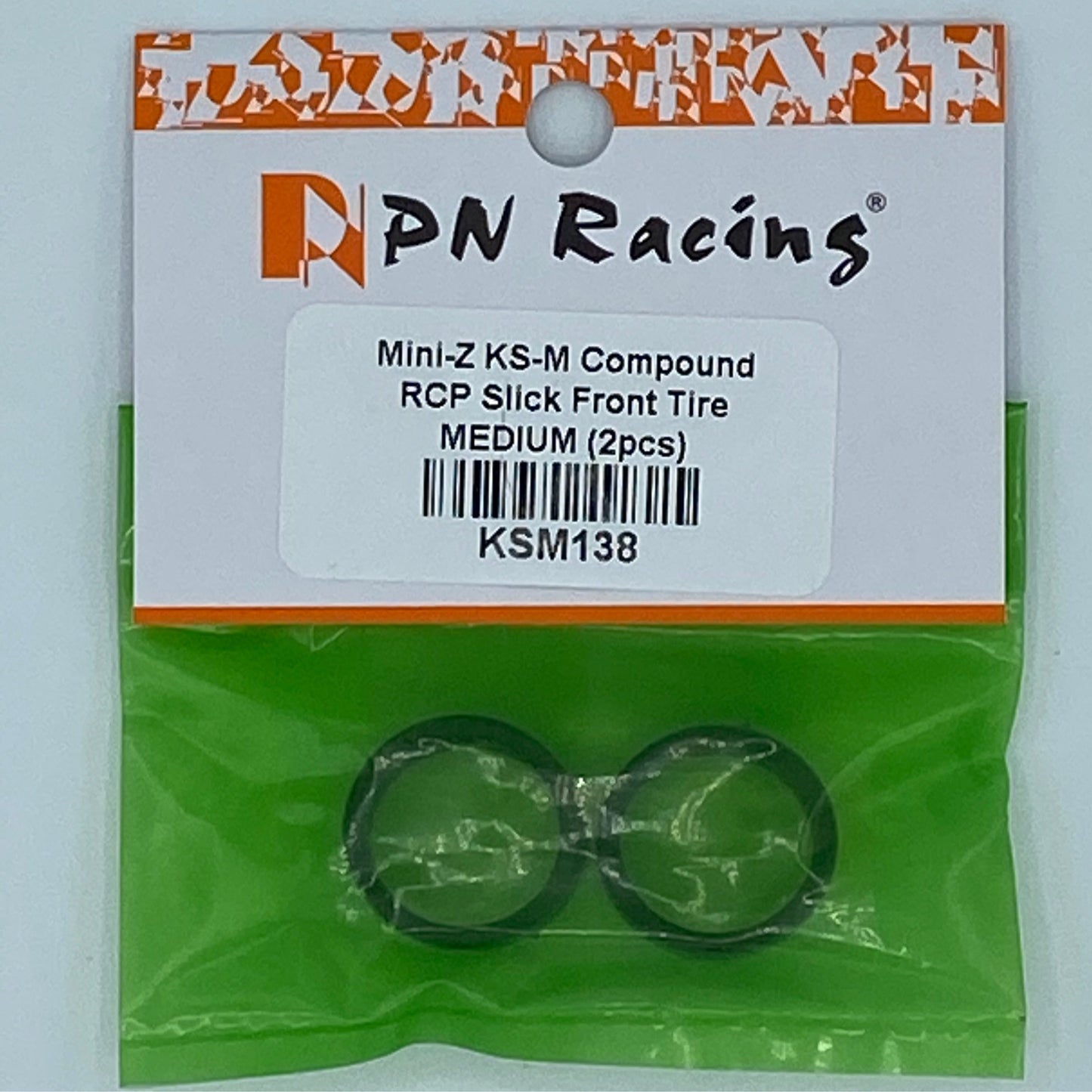 PN Racing Mini-Z KS-M Compound RCP Slick Front Tire MEDIUM (2pcs)