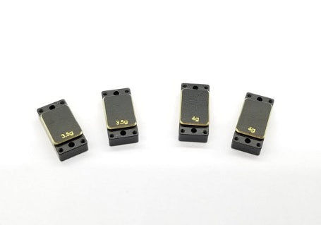 Brass Left/Right plates - (3.5gx2pcs & 4.0gx2pcs)