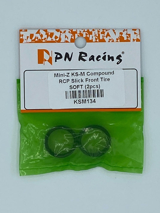 PN Racing Mini-Z KS-M Compound RCP Slick Front Tire SOFT (2pcs)