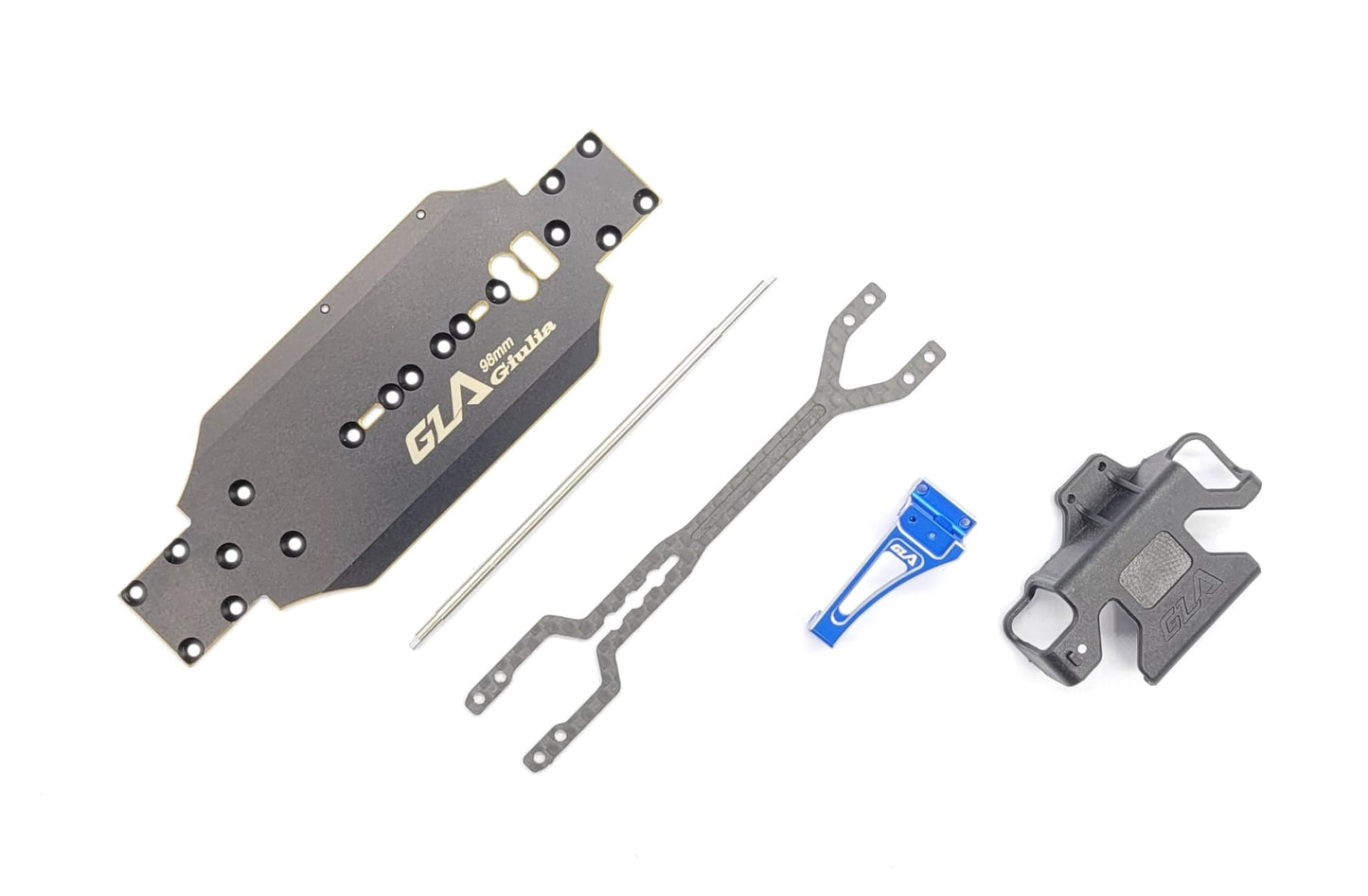 Giulia 102 to 98mm conversion kit set with brass chassis