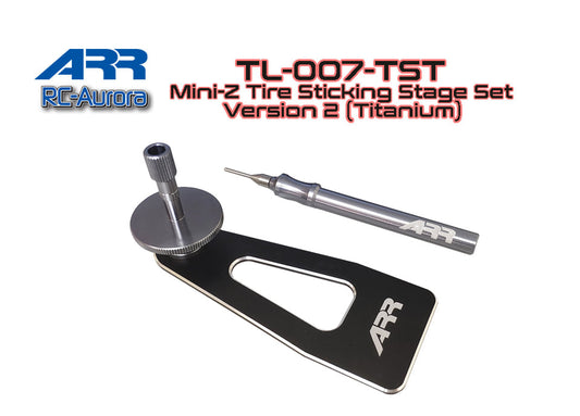 ARR Mini-Z Tire Sticking Stage Set Version 2 (Color: Titanium)