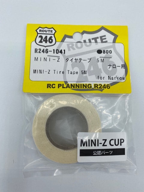 R246 R246 Mini-Z Tire Tape Narrow – Silver Horse RC