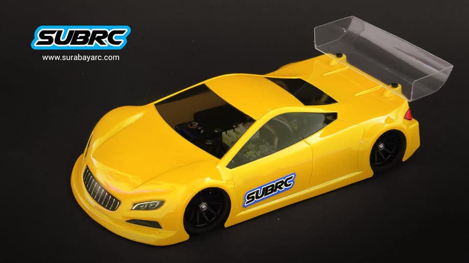 SUBRC - 1/28 TOURING LEXAN BODYSHELL SBX (98MM)