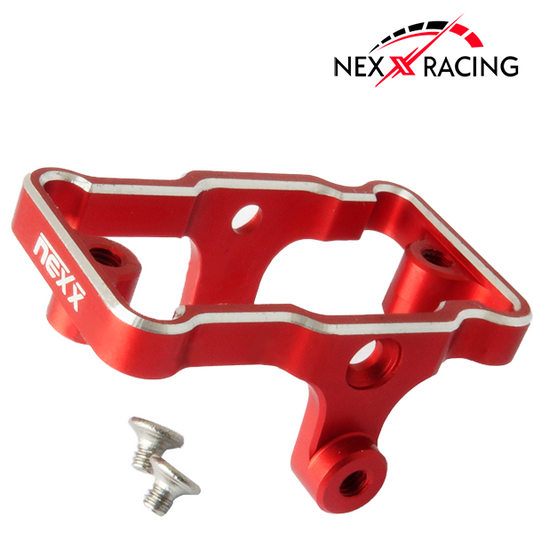 NX-377-R-Nexx Racing CNC Alu Servo Mount for TRX-4M-Red