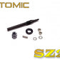 SZ2-09 CENTER DRIVE SHAFT, COUPLER, O-RING, PIN, WASHERS and NUTS