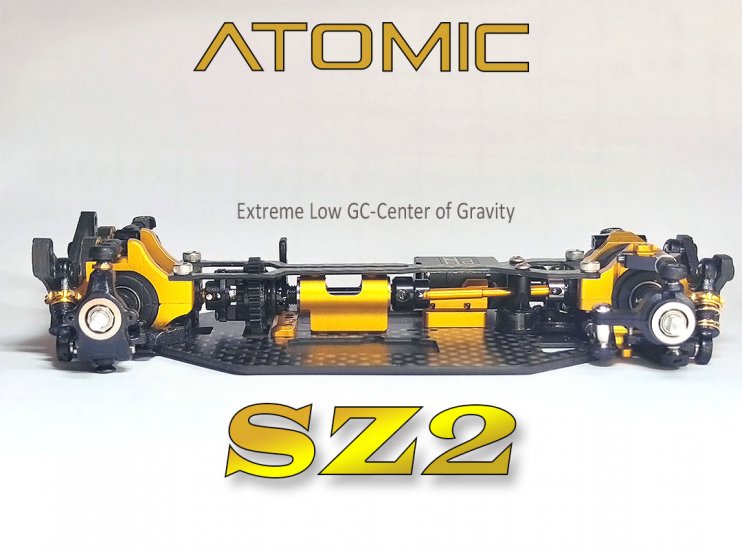 SZ2-KIT CHASSIS, Shaft drive AWD Competition Race Chassis (No Electronics)
