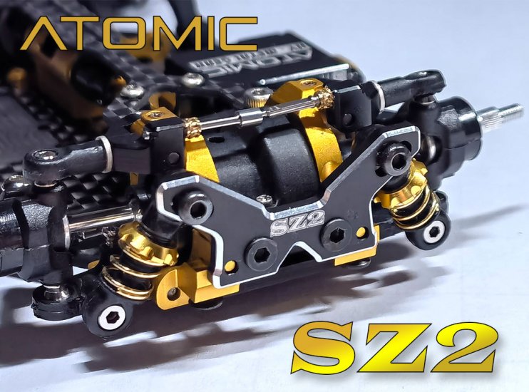 Atomic Racing SZ2-UP03 SWAY BAR Set, (front)