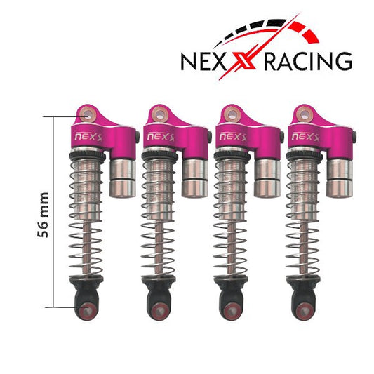 NX-400-P-Nexx Racing Reservoir Shock (4 pcs) for 1/18 TRX-4M